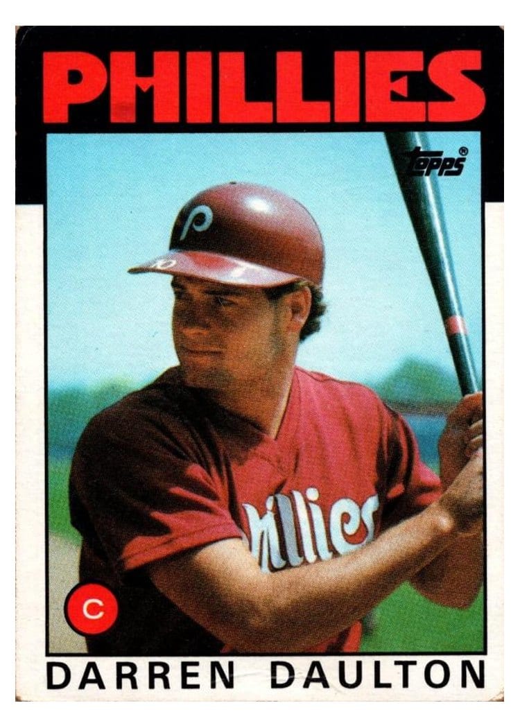 1986 Topps Darren Daulton #264 card