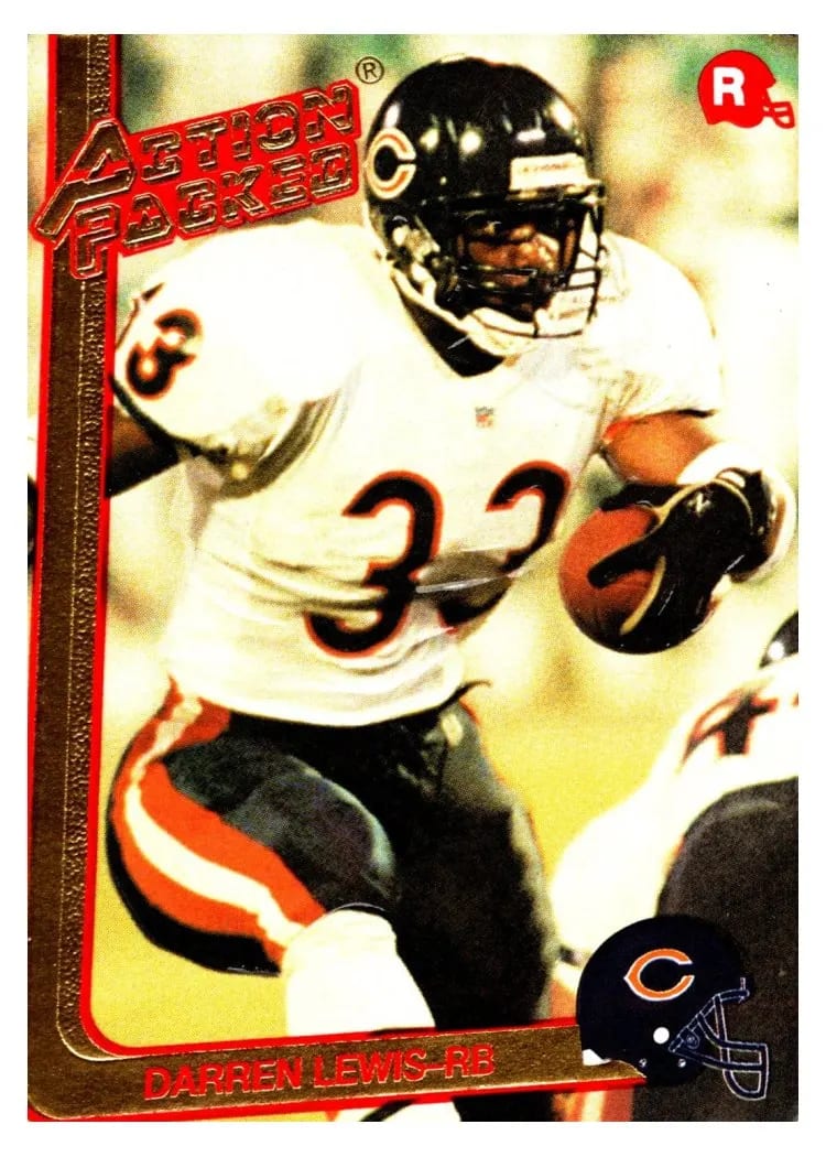 1991 Action Packed Rookie Update Darren Lewis #60 card