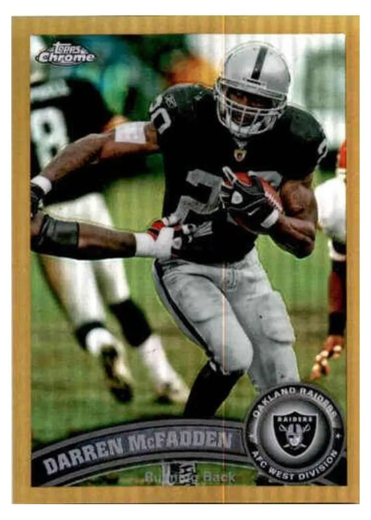 2011 Topps Chrome Darren McFadden #69 card