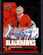2025-26 Upper Deck Chicago Blackhawks Centennial Box Set Autographs Darren Pang #75 card