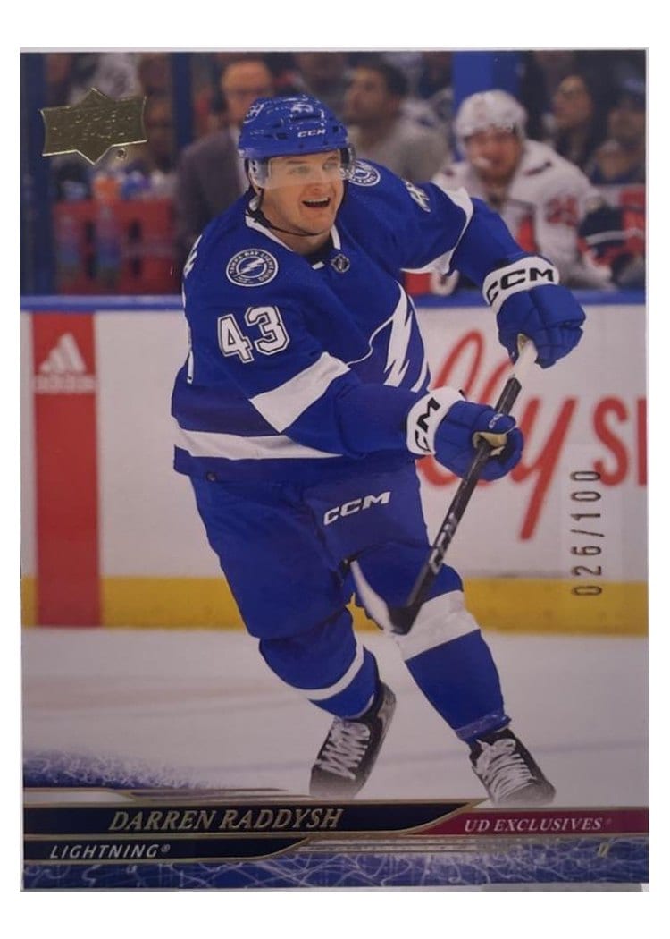 2024-25 Upper Deck Base Set Darren Raddysh Exclusive #410 card