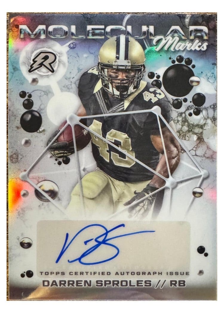 2024 Topps Resurgence Molecular Marks Darren Sproles #MM-DS card