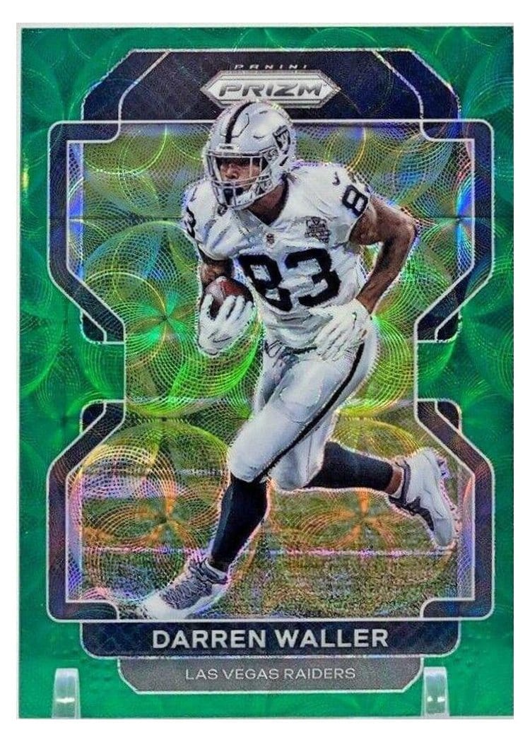 2021 Panini Prizm Base Set Darren Waller Green Scope Prizm #178 card