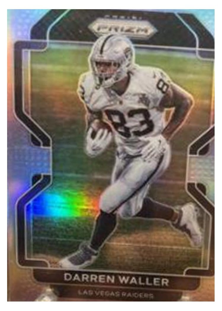 2021 Panini Prizm Base Set Darren Waller Silver Prizm #178 card