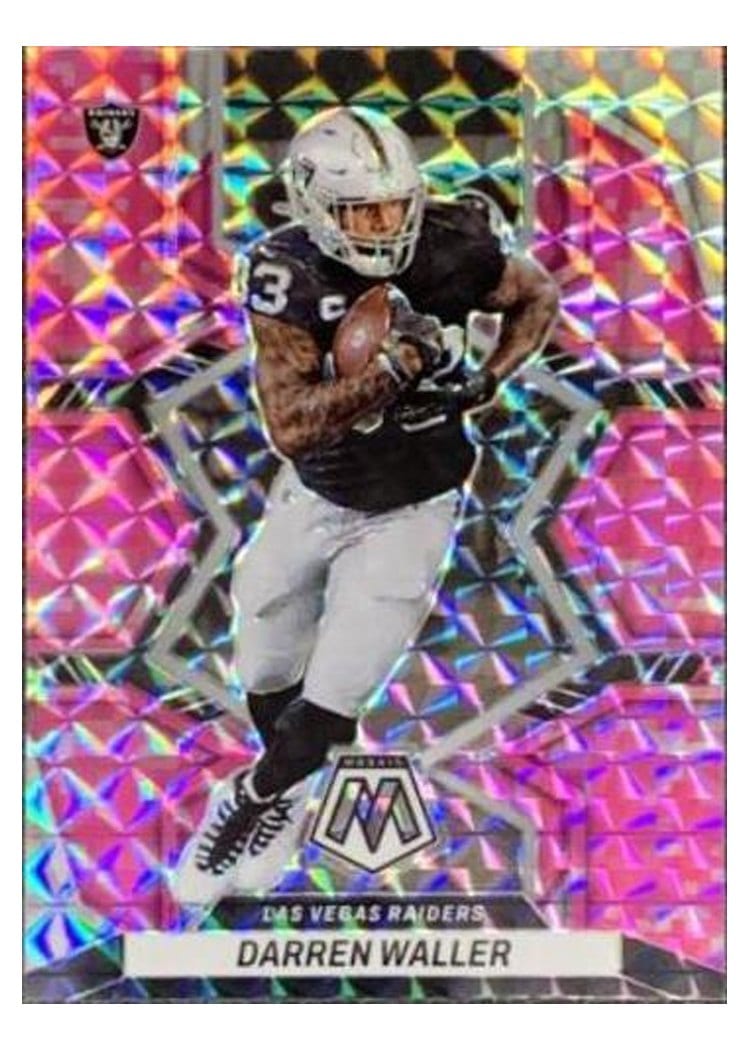 2022 Panini Mosaic Base Set Darren Waller Camo Pink #117 card