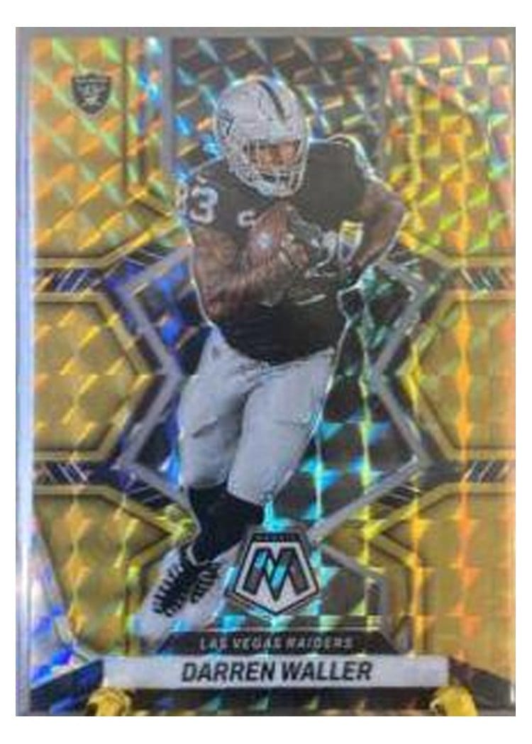 2022 Panini Mosaic Base Set Darren Waller Gold #117 card