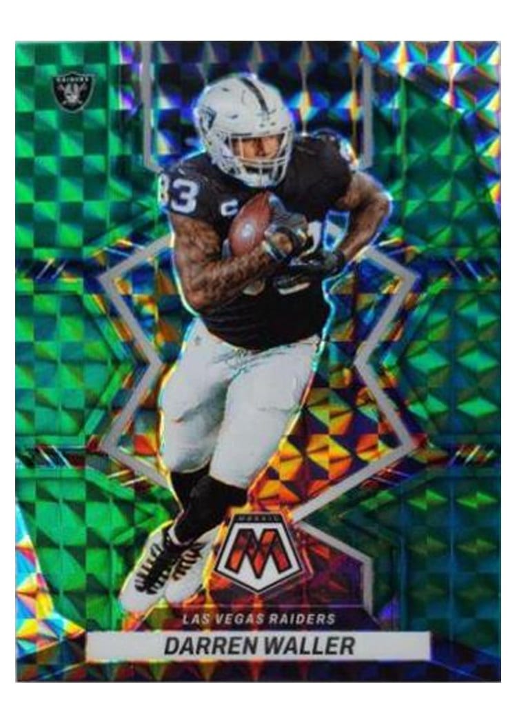 2022 Panini Mosaic Base Set Darren Waller Green #117 card