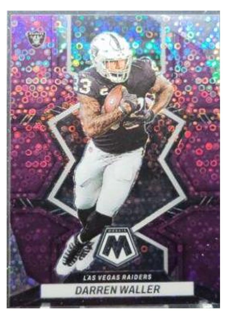 2022 Panini Mosaic Base Set Darren Waller No Huddle Purple #117 card