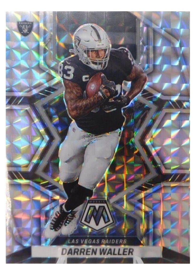 2022 Panini Mosaic Base Set Darren Waller Silver #117 card