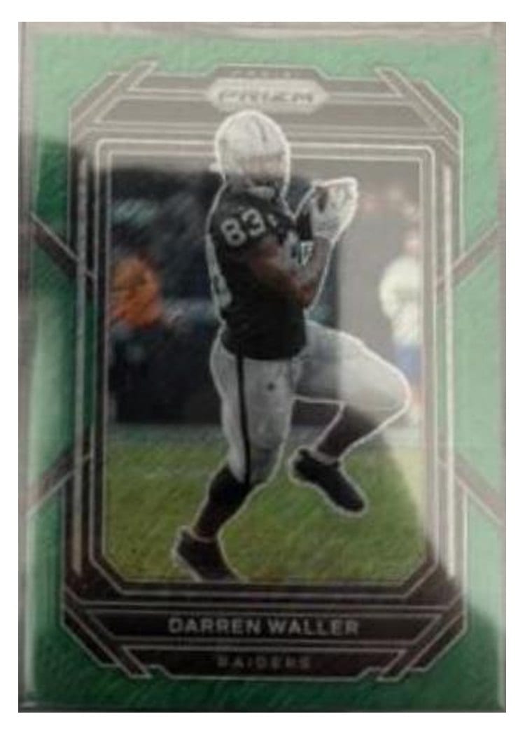2022 Panini Prizm Base Set Darren Waller Green Shimmer #173 card