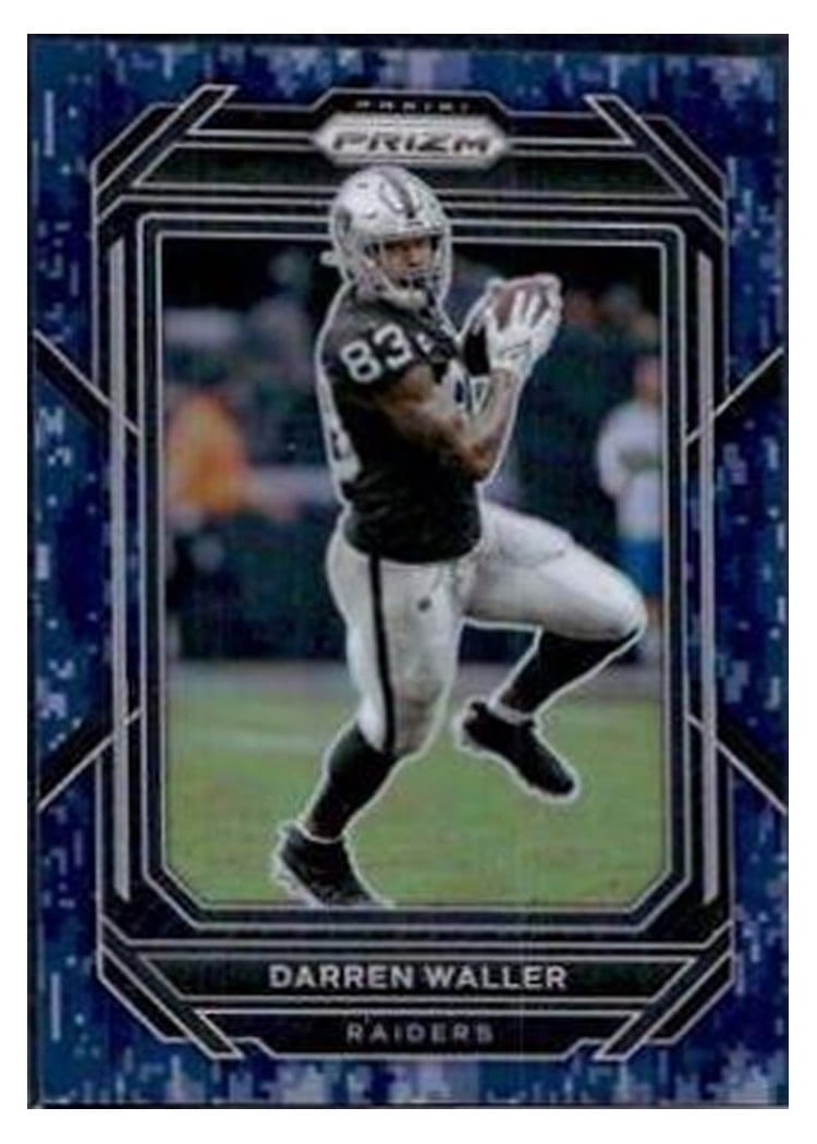 2022 Panini Prizm Base Set Darren Waller Navy Camo #173 card