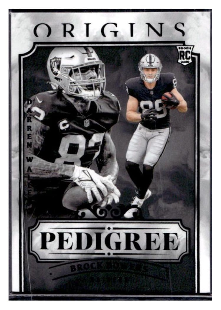 2024 Panini Origins Pedigree Darren Waller / Brock Bowers #9 card