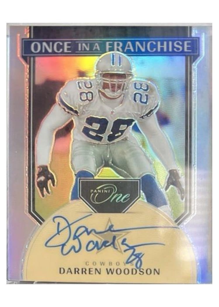 2024 Panini One Once in a Franchise Autographs Darren Woodson Once in a Franchise Autograph #341 card