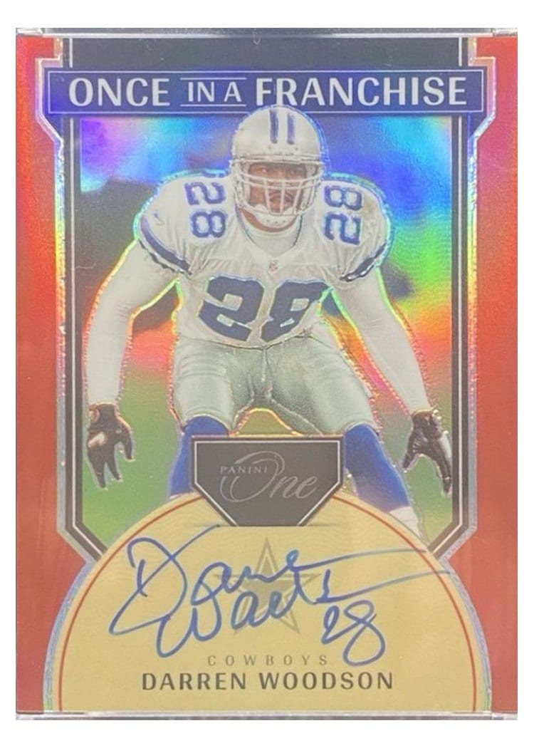 2024 Panini One Once in a Franchise Autographs Darren Woodson #341 card