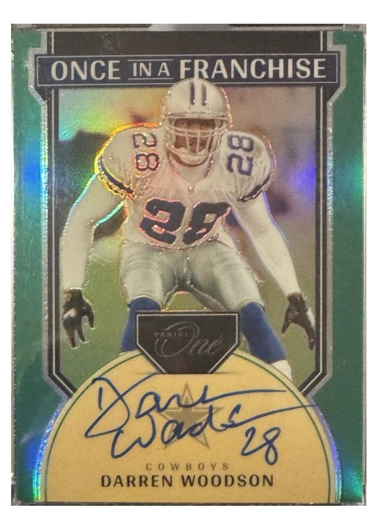 2024 Panini One Once in a Franchise Autographs Darren Woodson #341 card