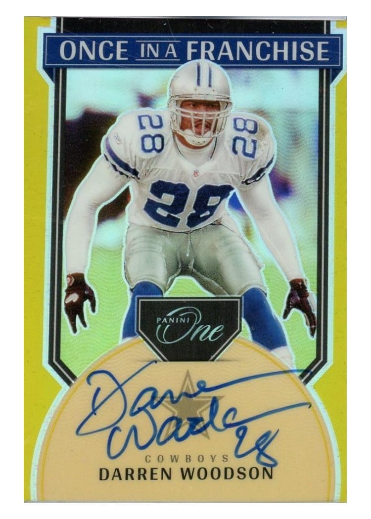 2024 Panini One Once in a Franchise Autographs Darren Woodson #341 card
