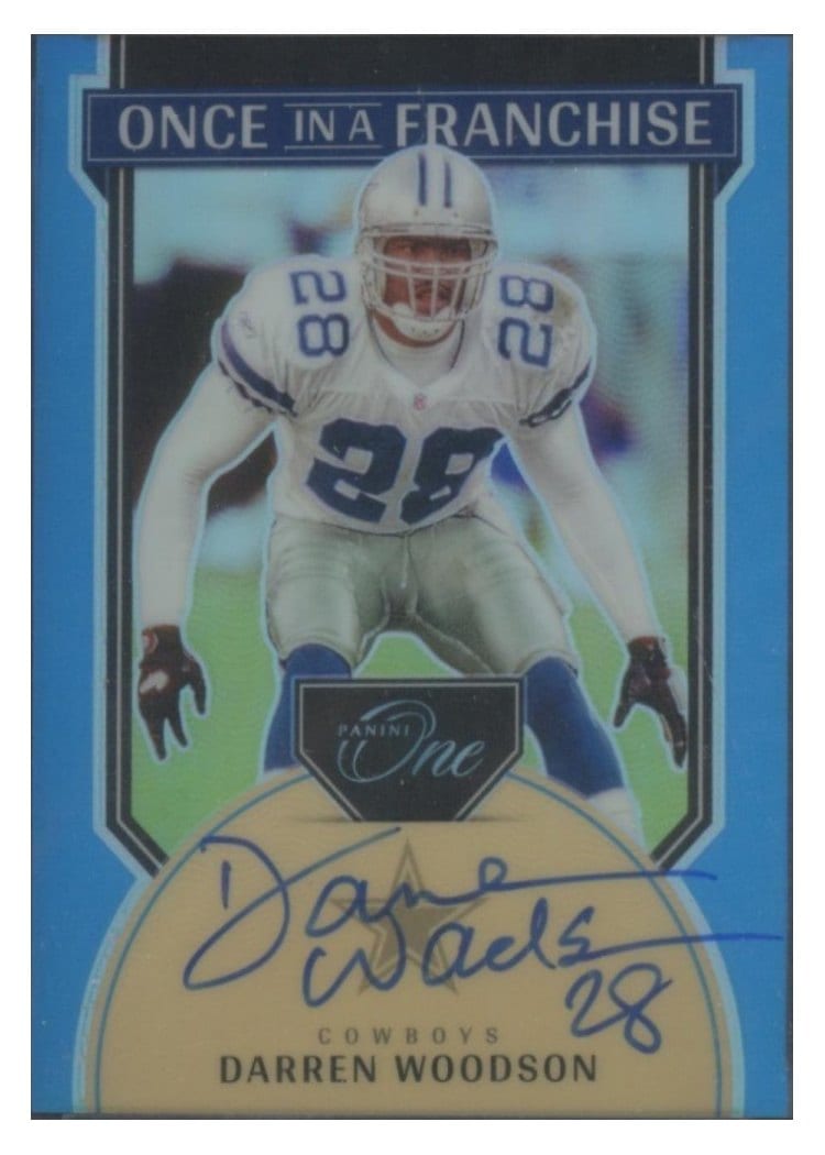 2024 Panini One Once in a Franchise Autographs Darren Woodson #341 card