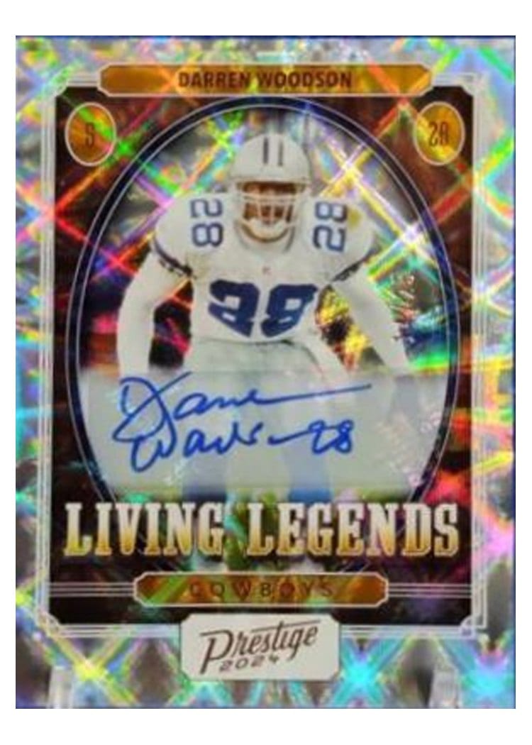 2024 Panini Prestige Living Legends Xtra Points Autographs Darren Woodson #LL-DWN card
