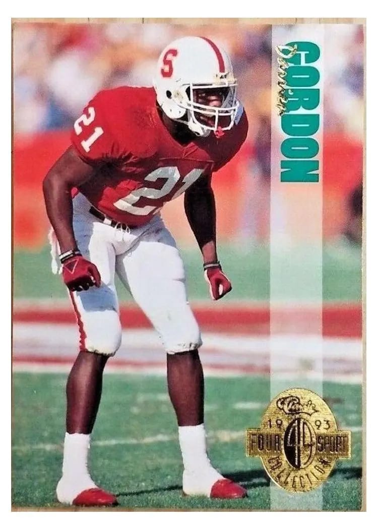 1993 Classic Four Sport Darrien Gordon #157 card