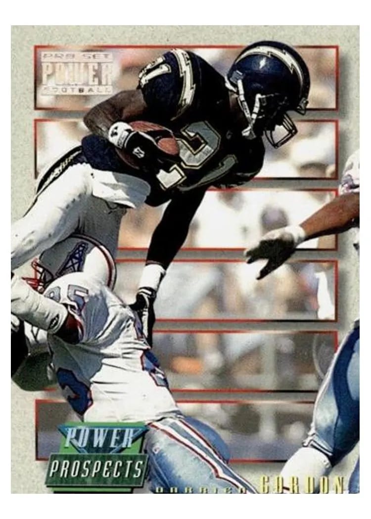 1993 Pro Set Power Update Prospects Darrien Gordon #PP36 card