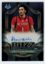 2025-26 Bowman Buzz Factor Autographs Darrion Williams #BZA-DW card