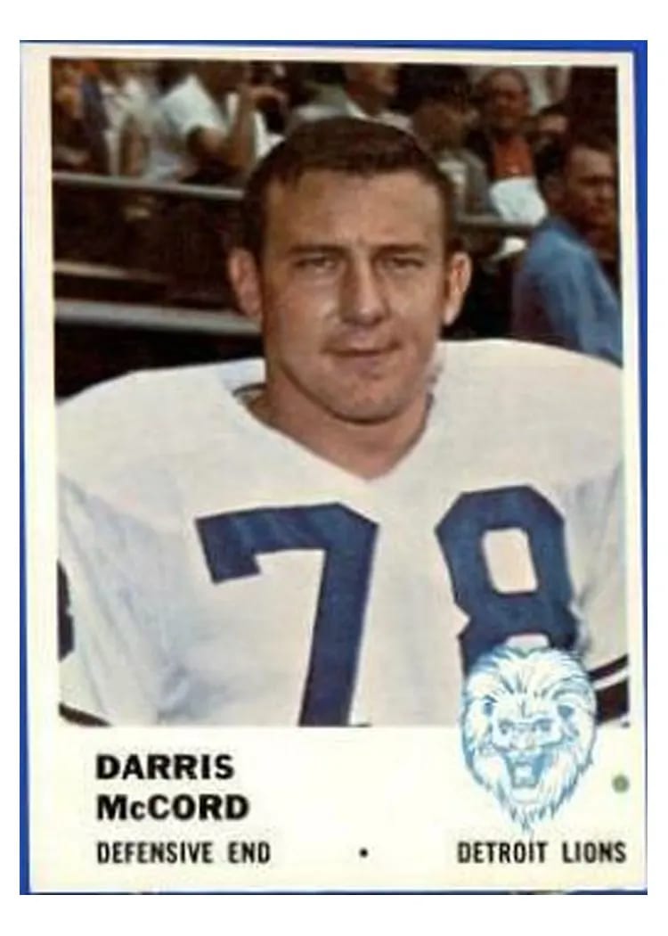 1961 Fleer Darris McCord #87 card