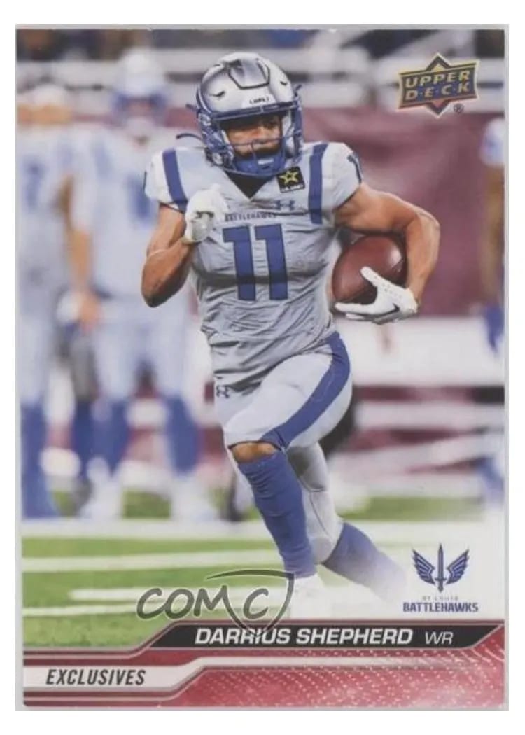 2024 Upper Deck UFL Darrius Shepherd #16 card