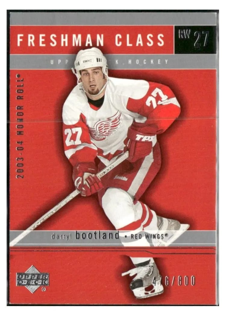 2003 Upper Deck Honor Roll Darryl Bootland #133 card