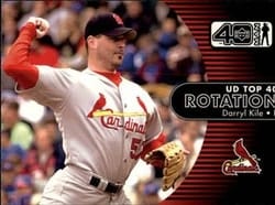 2002 Upper Deck 40-Man Base Set Darryl Kile #1140 card