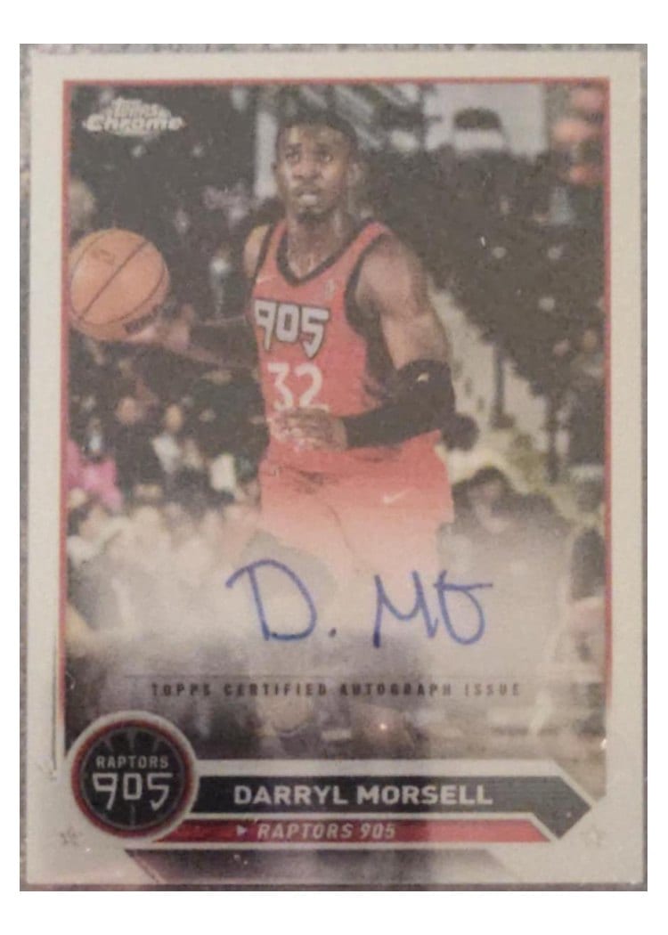 2023-24 Topps G League Chrome Autographs Darryl Morsell #AC-DM card