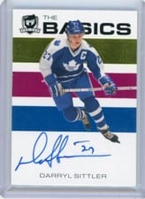 2023-24 Upper Deck The Cup The Basics Autograph Darryl Sittler #B-DS