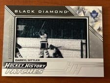 2024-25 Upper Deck Black Diamond Hockey History Patches Darryl Sittler #HHP-DS card