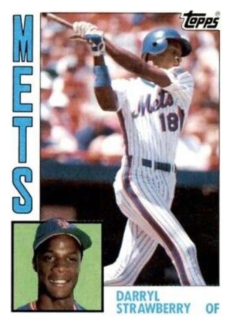 1984 Topps Darryl Strawberry #182 card