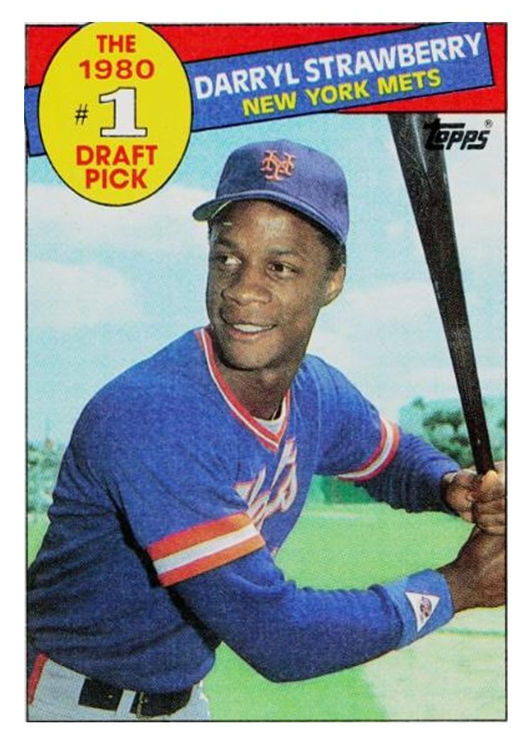 1985 Topps Darryl Strawberry #278 card
