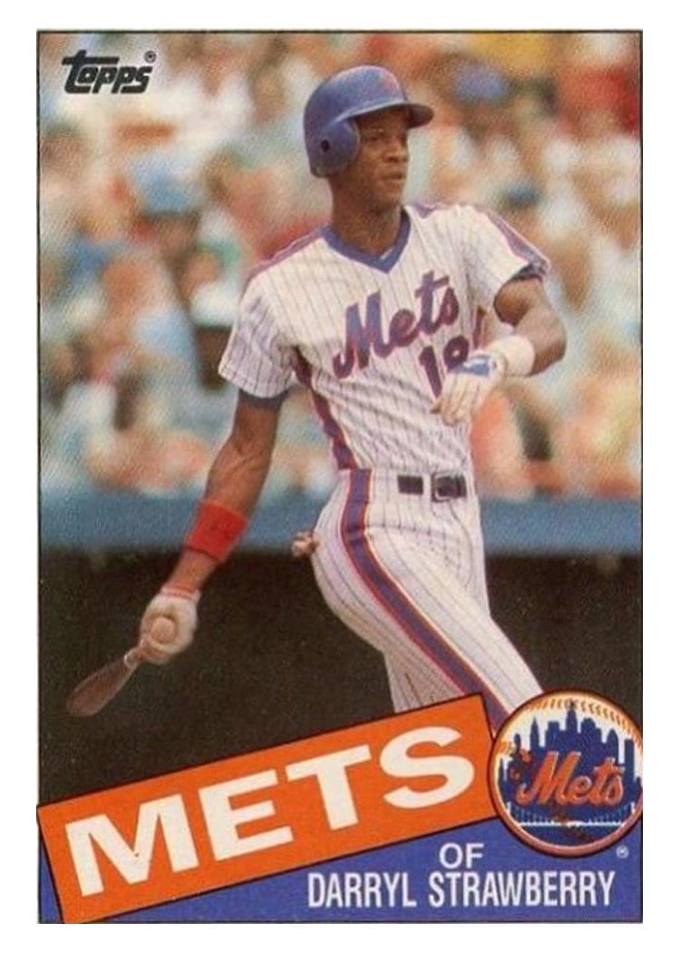 1985 Topps Darryl Strawberry #570 card