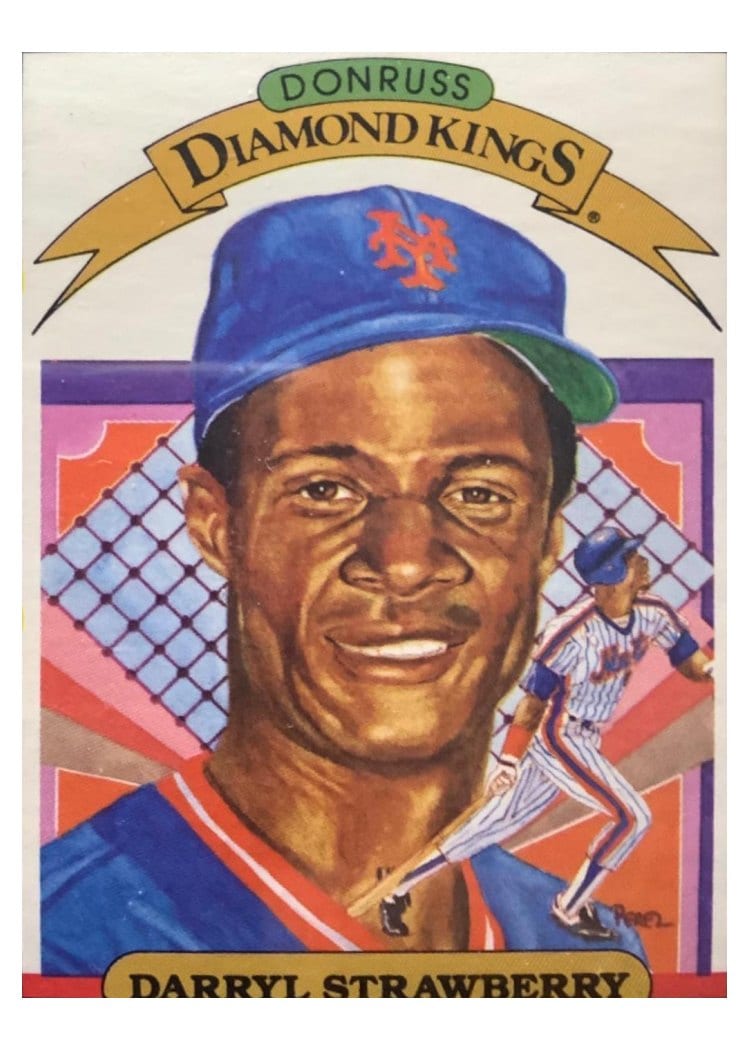 1987 Donruss Darryl Strawberry #4 card