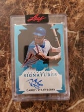 2025 Leaf Spectacular Baseball Spectacular Signatures Darryl Strawberry #S-DS1 card