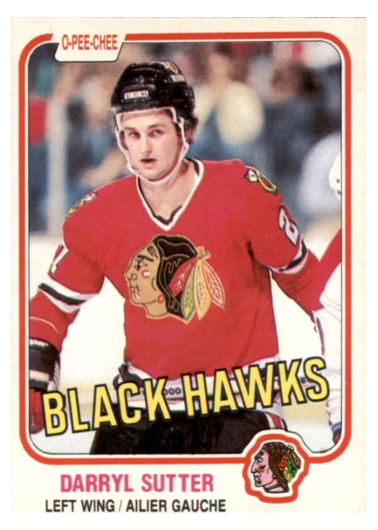 1981 O-Pee-Chee Darryl Sutter #65 card