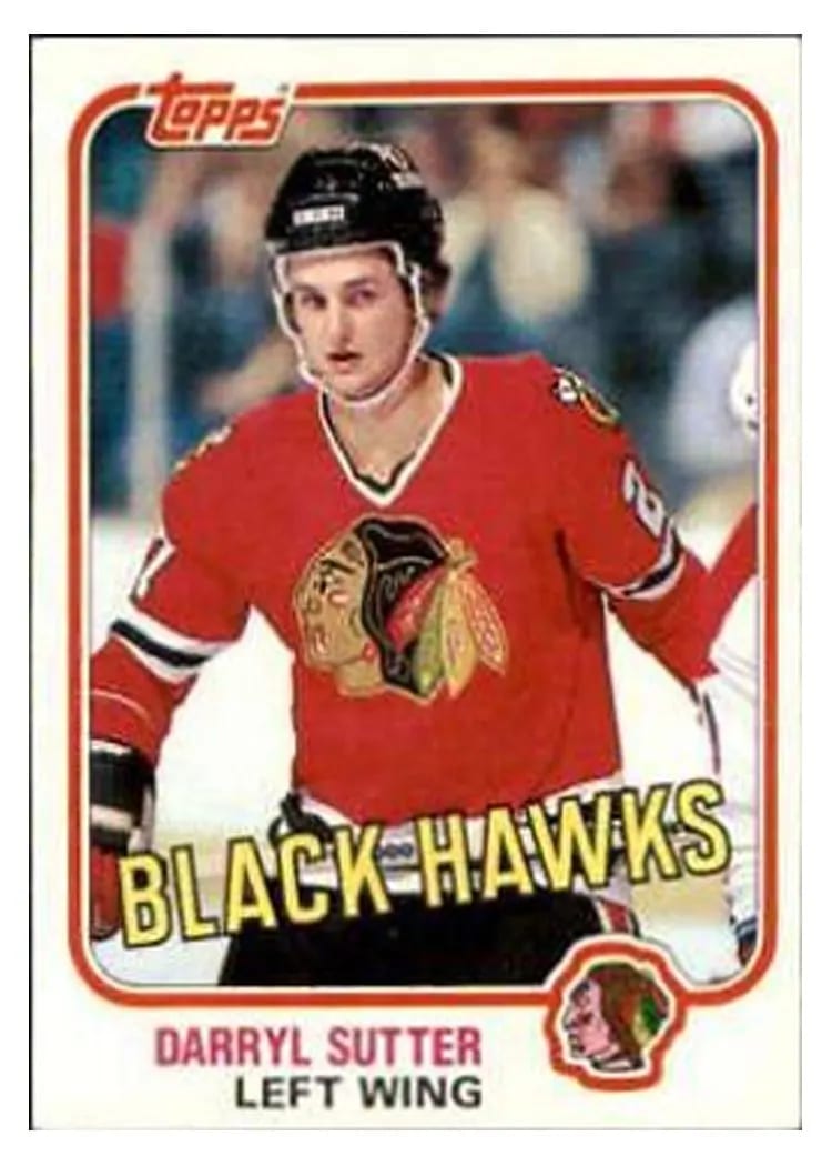 1981 Topps Darryl Sutter #77 card