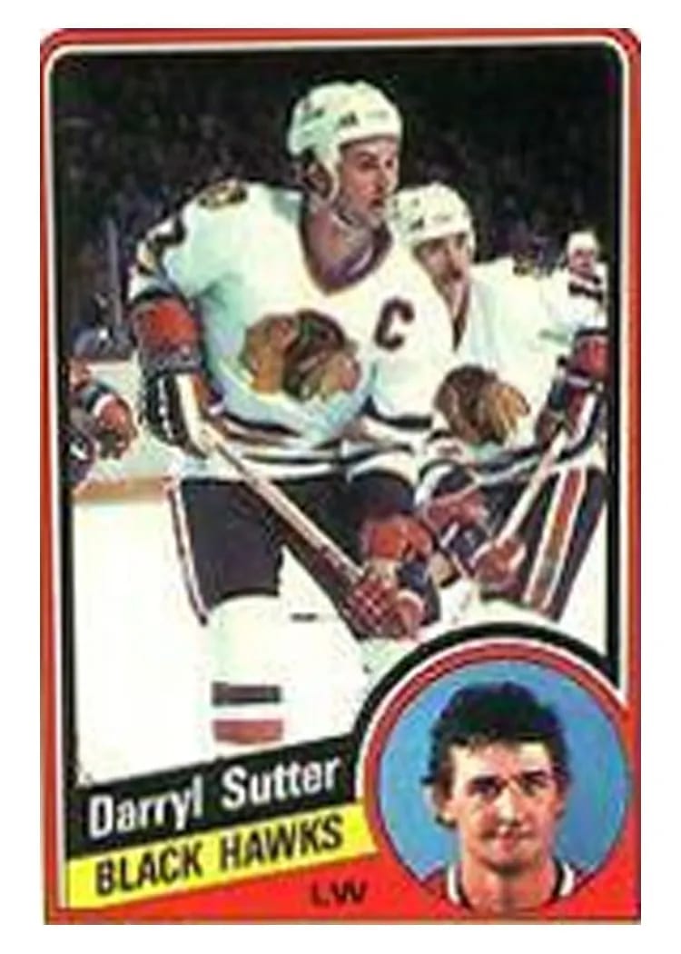 1984 O-Pee-Chee Darryl Sutter #47 card