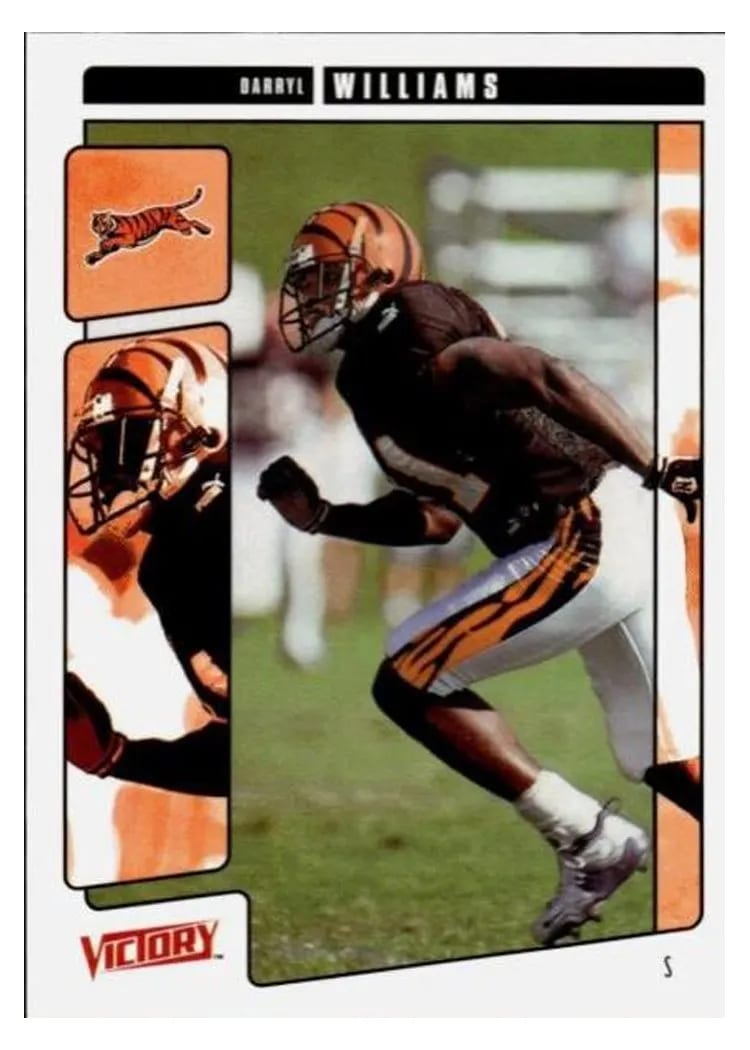 2001 Upper Deck Victory Darryl Williams #71 card