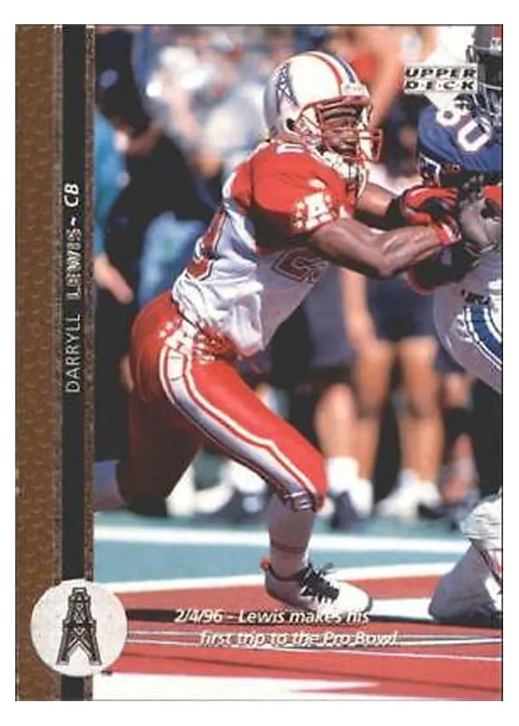 1996 Upper Deck Darryll Lewis #102 card