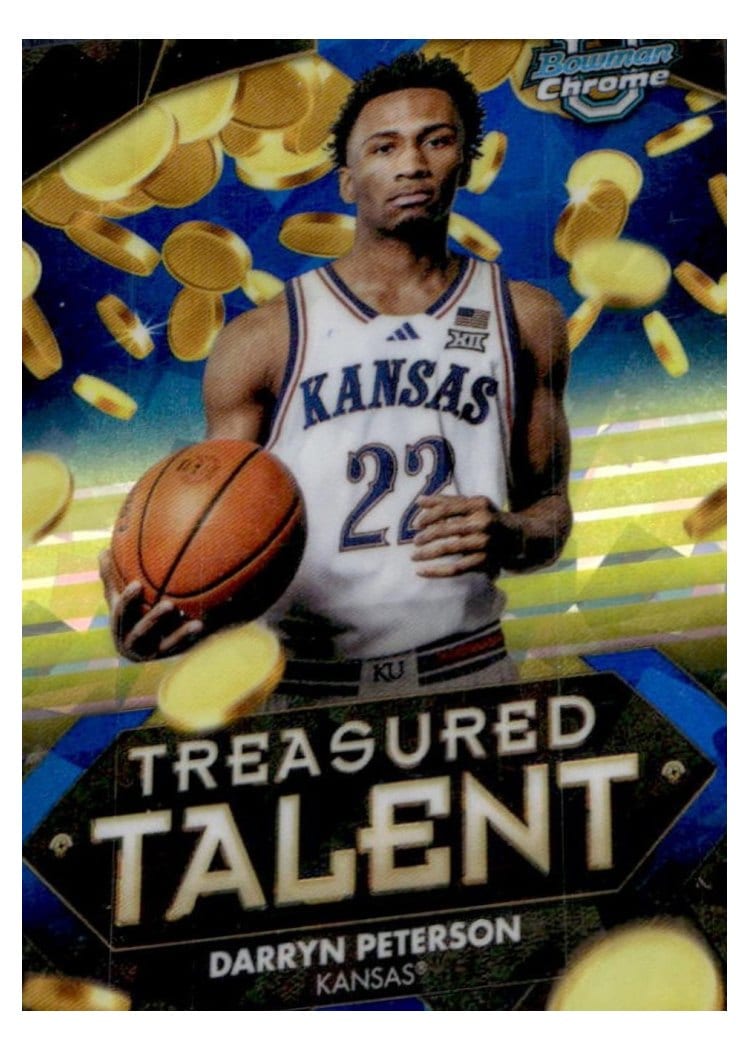 2025-26 Bowman Sapphire Treasured Talents NIL Darryn Peterson #TTI-2 card