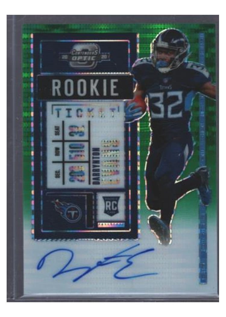 2020 Panini Contenders Optic Base Set Darrynton Evans #133 card