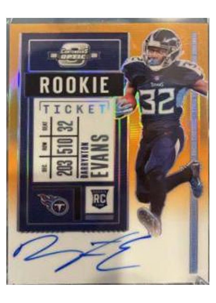 2020 Panini Contenders Optic Base Set Darrynton Evans #133 card