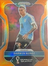 2022 Panini Prizm World Cup Darwin Nunez Orange #273 card