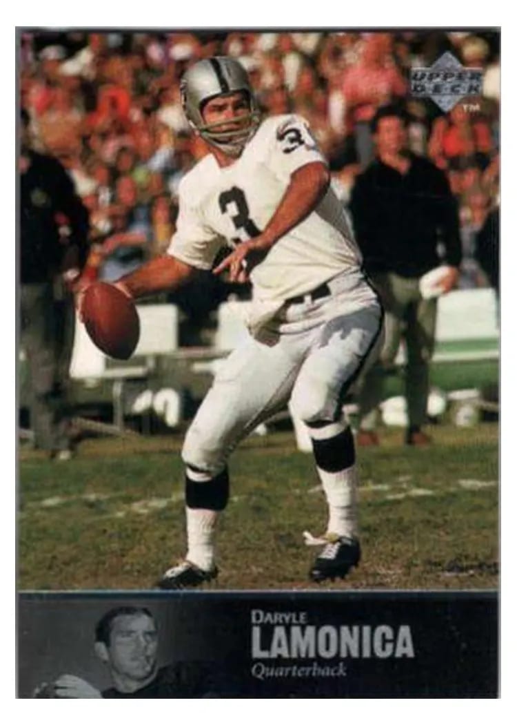 1997 Upper Deck Legends Daryle Lamonica #129 card