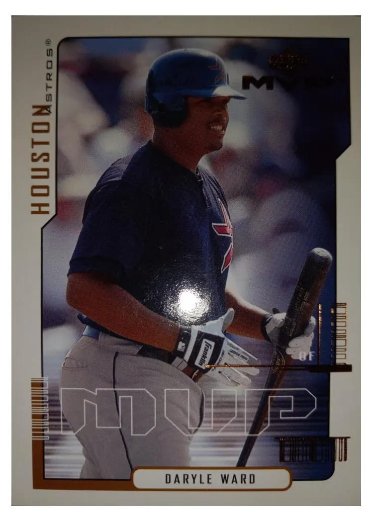 2000 Upper Deck MVP daryle ward #10 card