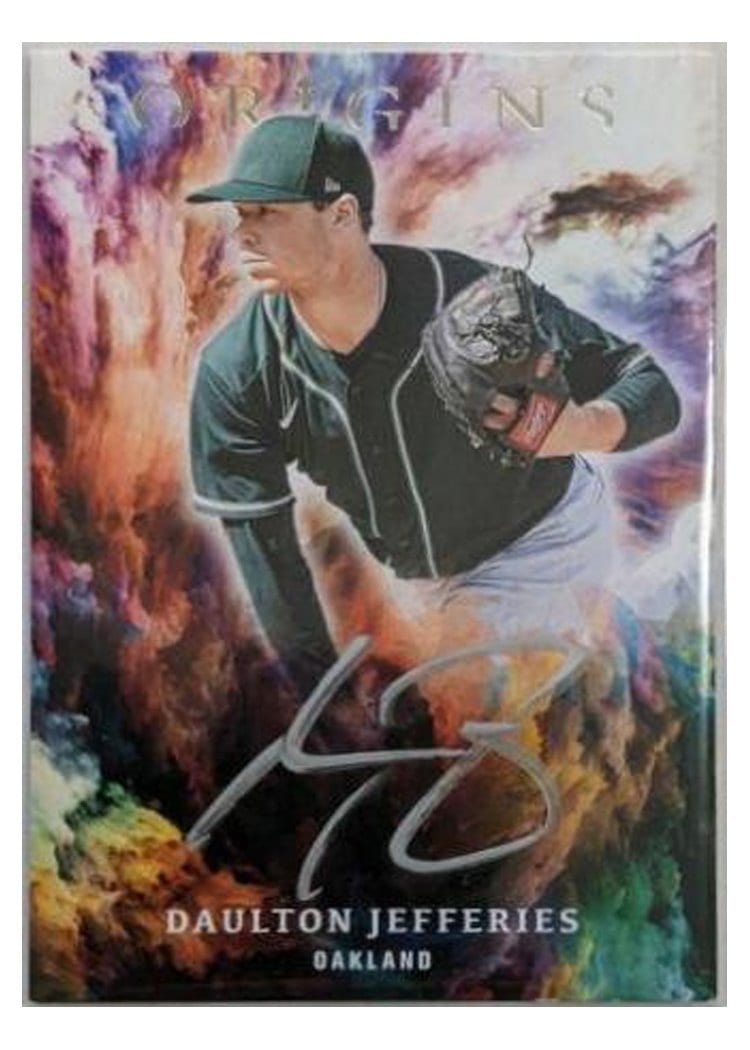 2021 Panini Chronicles Origins Signatures Silver Ink Daulton Jefferies #OS-DJ card