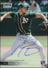 2021 Stadium Club Chrome Autographs Daulton Jefferies #SCCAV-DJ card